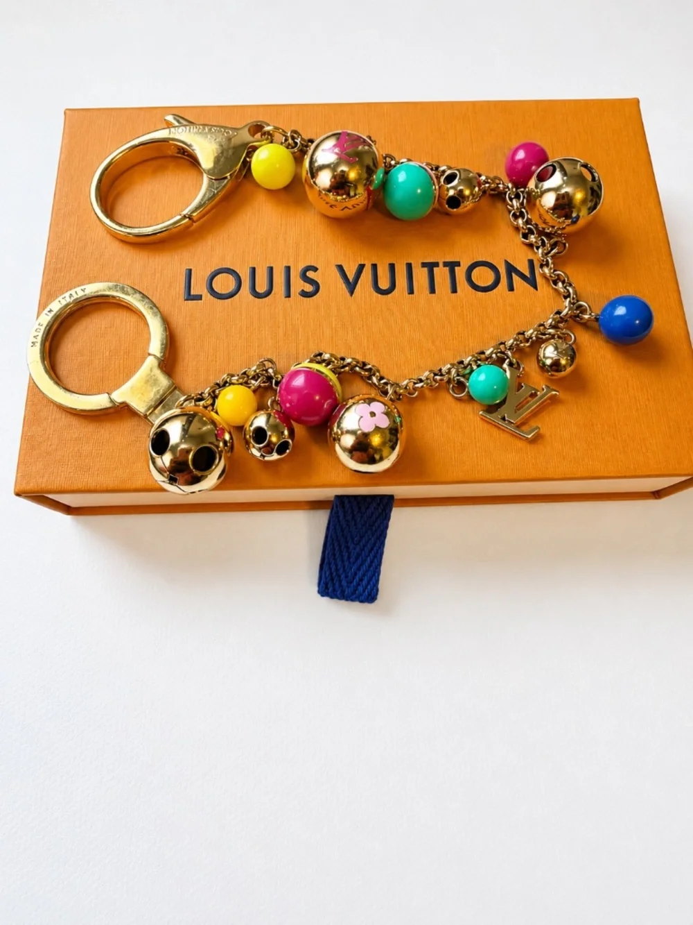 LOUIS VUITTON Chaine Grelots Key Holder Bag Charm
